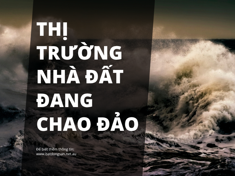 Hình ảnh minh họa sóng biển chao đảo thể hiện biến động và thời điểm mua nhà tại Melbourne 2026